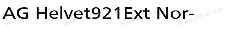 AG Helvet921Ext Nor字体转换